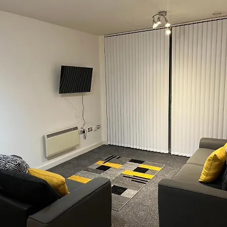 Modern One Bedroom In Jewellery Quarter Sleeps 4 Apartament *